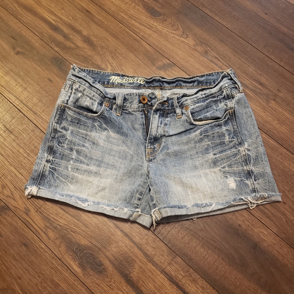 Madewell shorts sz 27 light acid wash
